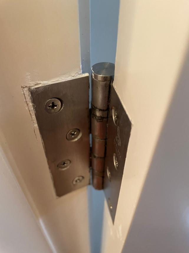 Wooden door did not open and close smoothly